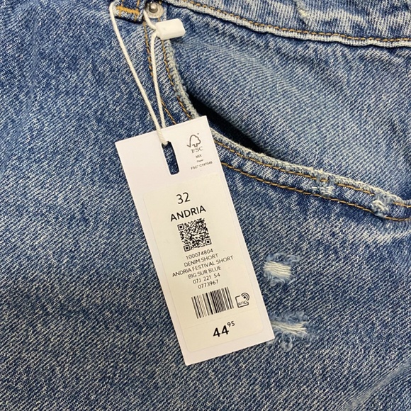 Dynamite Andria Festival Denim Shorts - Picture 3 of 4